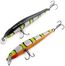 Vobleris Akara Sly 90SP-A72, 9 cm, 9 g, sidabro sp./juoda sp./žalia sp.