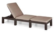 Lauko gultas Allibert Daytona Deluxe, ruda sp., 195 cm x 65 cm x 25.5 cm