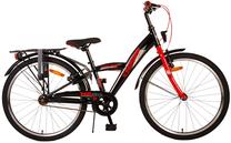 Vaikiškas dviratis, vaikų Volare Thombike 22503, juoda sp./raudona sp., 24"