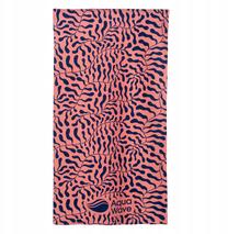 Paplūdimio rankšluostis AquaWave Toflo, mėlyna sp./rožinė sp., 150 cm x 80 cm