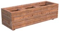 Puķu pods 4IQ, 32 cm x 102 cm, brūna krās.