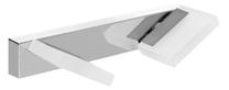 Valgusti seinale ActiveJet Icaro, 4000 °K, 2 x 4 W, valge v. / kroom v.