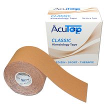 Кинезиологическая лента AcuTop AT-03, 500 см, бежевый цв.