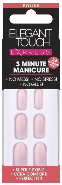 Priklijuojami nagai Elegant Touch, pastel pink