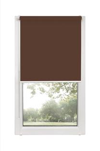 Ritininė užuolaida Mini, ruda sp./sidabro sp. išorė, 85 cm x 150 cm