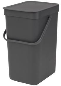 Šiukšliadėžė Brabantia Soft and Go, pilka sp., 12 l, 35.1 cm x 20 cm