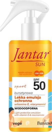 Priemonė įdegio priežiūrai kūnui Jantar Waterproof SPF50, 150 ml