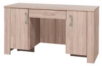 Rašomasis stalas su spintele Jurek Meble Cezar Reg17, 140 cm x 55 cm, 77 cm, ąžuolo sp.
