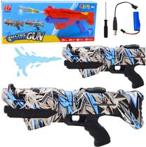 Игрушечный водяной пистолет Lean Toys Electric, 42 см Синий цв./Серый цв.