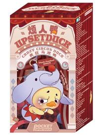 Pliušinis žaislas, raktų pakabukas Crazy Circus Upsetduck, (spalva/dizainas parenkami atsitiktine tvarka), 13 cm
