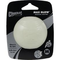 Игрушка для собаки, мячик Chuckit! Max Glow, 6.5 см, Ø 6.5 см, белый цв.
