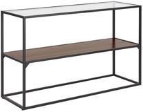 Konsoles galds Beliani Taos, brūna krās./melna krās., 122 cm x 40 cm x 76 cm