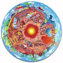 Pusle Hape Underground World E1637A, 57.5 cm x 57.5 cm, 36 tk, mitmevärviline