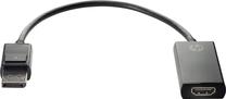 Adapteris HP DisplayPort - HDMI 2JA63AA DisplayPort male, HDMI female, melna krās.