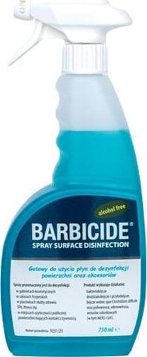 Dezinfekantas Barbicide Spray Surface Disinfection, dezinfekavimui, 0.75 l