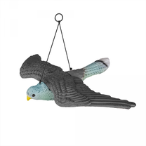Sodo dekoracija "Paukštis" Bradas BR104, 35 cm x 54 cm x 8 cm, ruda sp./juoda sp./geltona sp.