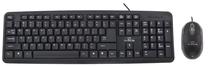 Klaviatūros ir pelės komplektas Esperanza Titanum Titanum TK106, EN, juoda