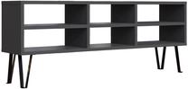 ТВ стол Kalune Design Judd, антрацитовый цв., 120 см x 25 см x 46.6 см