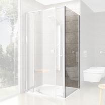 Dušas siena Ravak Pivot PPS-80, 80 cm x 190 cm, alumīnija krās./caurspīdīga krās./rūdītais