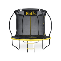 Batuts Hatis, 244 cm, ar drošības tiklu, ar kāpnēm