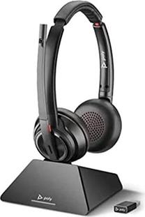 Belaidės ausinės Poly Savi 8220 UC 209215-02, juoda sp.