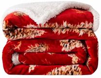 Pledas KFA-13, rudas/baltas/raudonas, 200 cm x 220 cm