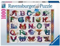 Dėlionė Ravensburger Dragon Alphabet 16814, 70 cm x 50 cm, 1000 vnt., įvairių spalvų