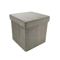 Pufas Perfecto, rusvai pilki sp., 30 cm x 30 cm x 30 cm