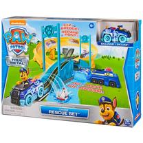 Žaislinis gelbėjimo rinkinys Maki Paw Patrol Chases Police Rescue Set with Die-Cast Vehicle, įvairių spalvų