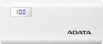 Lādētājs-akumulators (Power bank) Adata P12500D, 12500 mAh, balta krās.