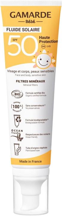 Средство для ухода за загаром для тела/для лица Gamarde For Babies and Children SPF50, 100 мл