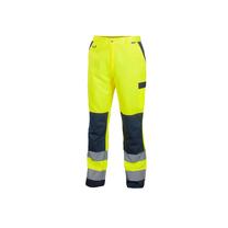 Bikses Sara Workwear Drogowiec 11520-27, zila krās./dzeltena krās./pelēka krās., M izmērs