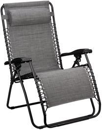 Lauko kėdė Abbey Chaise Longue XXL, pilka sp., 90 cm x 75 cm x 112 cm