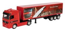 Игрушечный грузовик Daffi Mercedes 57654, 1:43, красный цв.
