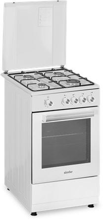 Dujinė viryklė su dujine orkaite Simfer 4401SGRBB