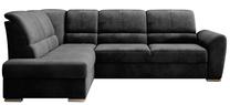 Kampinė sofa Siber Nube 6, tamsiai pilka sp., kairinė, 186 x 270 cm x 93 cm