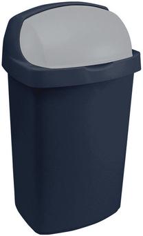 Šiukšliadėžė Curver Roll Top, mėlyna sp., 10 l, 41.5 cm x 24 cm
