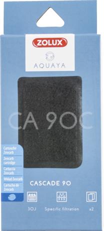 Piederumi filtram Zolux Aquaya Zeocarb Cartridge Cascade 90, melna krās.