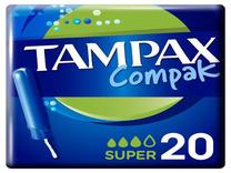 Higieniniai tamponai Tampax Compak, Super, 20 vnt.