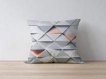 Dekoratyvinės pagalvėlės užvalkalas Mioli Decor 1224, pilka sp., 43 cm x 43 cm