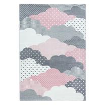 Ковер комнатные Ayyildiz Clouds 1402000820, белый цв./серый цв./розовый цв., 200 см x 140 см