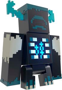 Фигурка-игрушка Mattel Minecraft The Warden HHK89, 15.2 см, синий цв./черный цв.