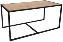 Kavos staliukas Kalune Design Atlantis, ruda sp./juoda sp., 50 cm x 104 cm x 50 cm