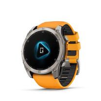 Viedais pulkstenis Garmin Fenix 8 51 mm, AMOLED, oranža krās.