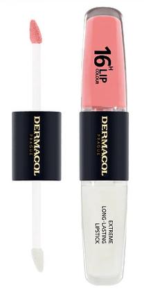 Lūpu krāsa Dermacol 16H Lip Colour, 8 ml, gaiši rozā krās., 1