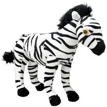 Pliušinis žaislas Wild Planet Zebra, balta sp./juoda sp., 30 cm