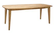 Valgomojo stalas Home4you Retro, ąžuolo, 190 cm x 90 cm x 75 cm