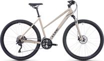 Dviratis hibridinis Cube Nature Pro Trapeze, 28 ", 21" rėmas, juoda sp./smėlio sp.