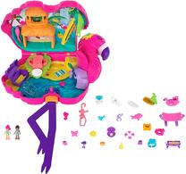 Комплект Mattel Polly Pocket Polly Pocket Flamingo Party HGC41, многоцветный