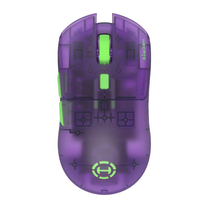 Bezvadu spēļu pele Edifier G3M Pro, bluetooth / usb / 2.4ghz, violeta krās.